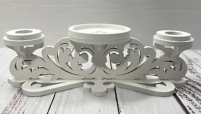 Unity Candle Holder - Unity Candles Stand For Wedding Ceremony Set White • £18.33