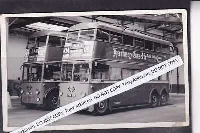 London Transport - K2 Type Trolley Bus - No. 1217 @ Stamford Hl - Photo - B11171 • £1