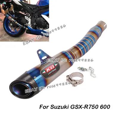 For Suzuki GSX-R600 GSX-R750 2008~2010 Exhaust Muffler Pipe Titanium Alloy • $279.60