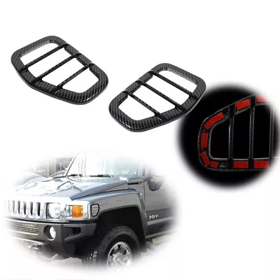 2X For HUMMER H3 H3T 2006-2010 Front Fender Side Marker Light Covers Guard Trims • $19.99