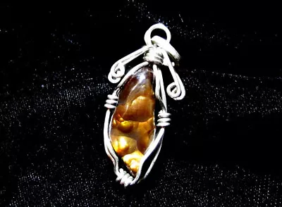 Artisan Jewelry Original Mexican Fire Agate Pendant Necklace • $199