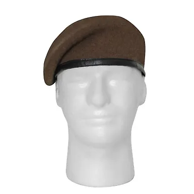 ROTHCO Classic Military Beret Eyelets Army/AIR FORCE Uniform BROWN SIZE 6 5/8 • $14.99