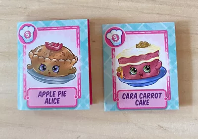 Shopkins Season 6 Chef Club Recipe Card For APPLE PIE ALICE Cara Carrot Cake • $4.89