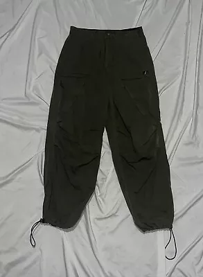 Macgear Y2K Baggy Cargo Pants Joggers Mens Size 32x30 Skater Army Military Green • $120.07