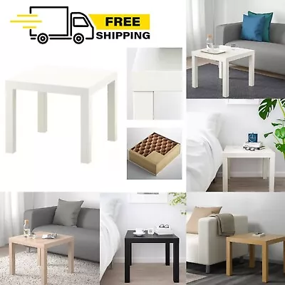 £21.50 • Buy Ikea Lack Small Side Table Bedroom Hallway Drink Tea Coffee Home Office 55x55cm