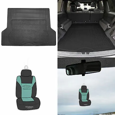 Black Trunk Cargo Mat Liner For Auto SUV Van Vinyl  W/ Gift • $23.99