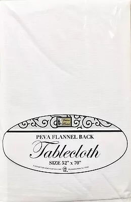 Kitchen Design PEVA Tablecloth With Protective Flannel Backed Size & Pattern  • $16.59