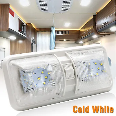 48 LED Motorhome Marine Roof Cabin Light DC 12V Campervan Trailer Interior Lamp • £12.49