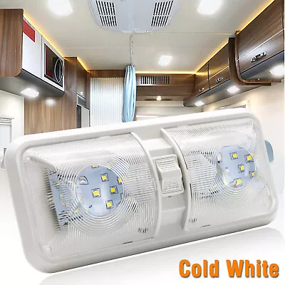 48 LED Motorhome Marine Roof Cabin Light DC12V Campervan Trailer Interior Lamp • £10.89