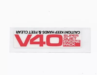 Victa Mustang GTS Vintage Mower V40 Repro Engine Decal • $5.50