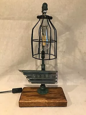 Vintage Dodge Car Emblem Desk Lamp / Man Cave Decor • $135