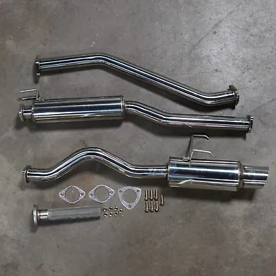 NOS Stainless Steel Exhaust System For 01-05 Honda Civic EX Coupe EM2 • $399.95