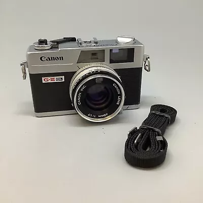 Canon Canonet G-III QL17 35mm Film Rangefinder Camera • £135.12