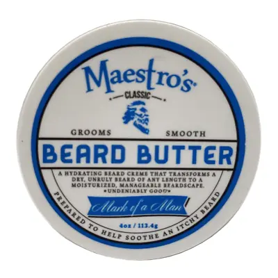 Maestro's Classic Beard Butter Mark Of A Man Blend 4 Oz • $35.50