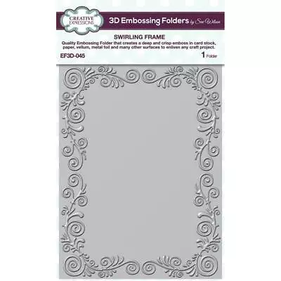 Creative Expressions 3D Embossing Folder 5.75 X7.5  CHOOSE ONE Retired Products • $6.36