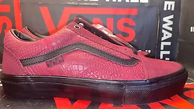 Vans Men's 7/Women's 8.5 Old Skool (Breana Geering) Port/Black -VN0A5FCB3LK • $69.98