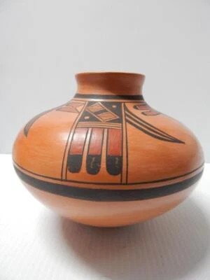 $595 • Buy HOPI PUEBLO INDIAN  POTTERY VASE POT By MELDA NAMPEYO - EXQUISITE+NICELY SIZED