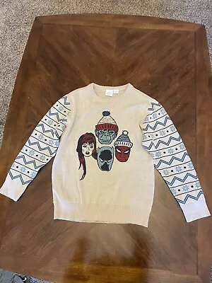 Boy's Disney 100 Years Anniversary Marvel Christmas Sweater Target Exclusive L • $12.50