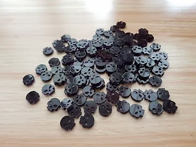 £4.19 • Buy Wargaming Wargames Wound Markers Black Acryllic Skulls X10 Pcs 