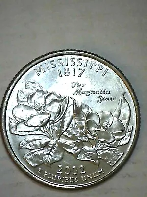 2002 D Mississippi State Quarter Uncirculated Ungraded Mint Condition • $800