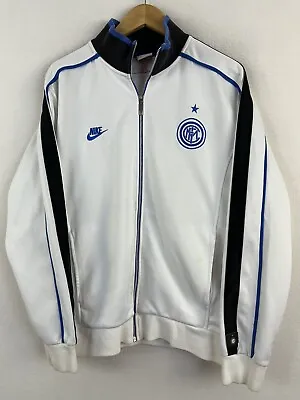 $47.99 • Buy Nike Internazionale Inter Milan Stitched Warm Up Jacket White Large Full Zip