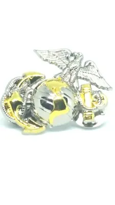 United States Marine Corps Emblem C2 Left (Medium) Gold-Silver Lapel Pin P19023  • $8.65
