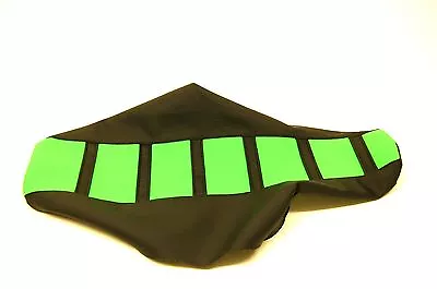 New Green And Black Ribbed Seat Cover KX125 KX250 1992-93 • $69.99