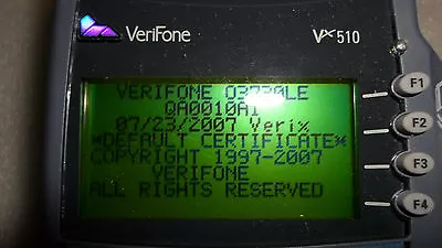 Verifone-vx510/vx510le Omni 5100 Credit Card Terminal W/a/c Adapter Tested  • $35.99