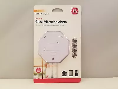 General Electric / GE Audible Glass Vibration Alarm W/ Batteries | Indoor  36021 • $14.91