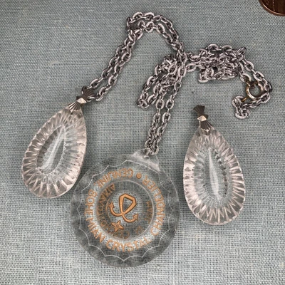 £18 • Buy Bohemian Glass Necklace Quirky Items Job Lot Crafter Crystal Chandelier Items