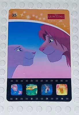 Woolworths Disney Movie Stars Trading Projector Card #35 The Lion King Simba • $1.95