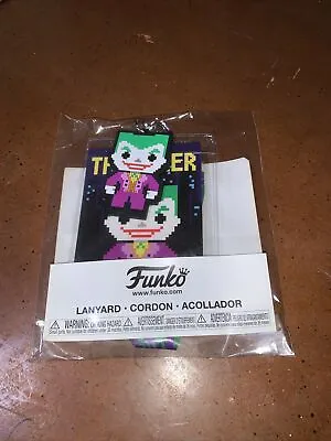 Funko GameStop Exclusive 8-bit Pop Batman DC The Joker Lanyard Sealed LE • $15