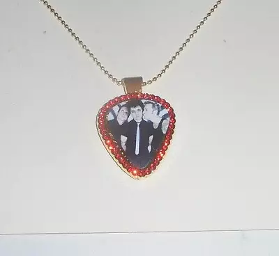 Green Day Rock Band Concert Guitar Pick Chain Pendant Insomniac Nimrod Warning I • $26.88