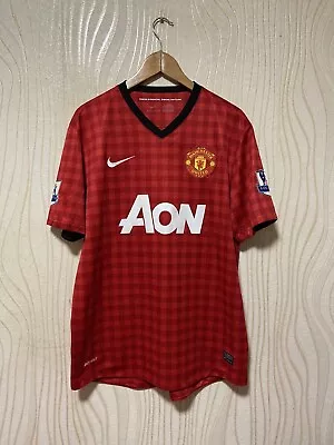 MANCHESTER UNITED 2012 2013 HOME SHIRT JERSEY NIKE 479278-623 #20 VAN PERSIE Sz • $169.99