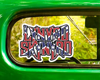 2 LYNYRD SKYNYRD BAND DECALs Sticker Bogo For Car Window Bumper Laptop Rv • $5.95