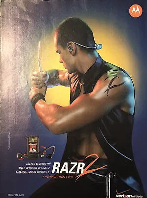 PRINT AD 2007 Verizon Wireless Motorola Razr 2 Cell Phone - Sharper Than Ever • $11.77