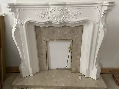 French Louis Marble Plaster Fire Surround • £136.66