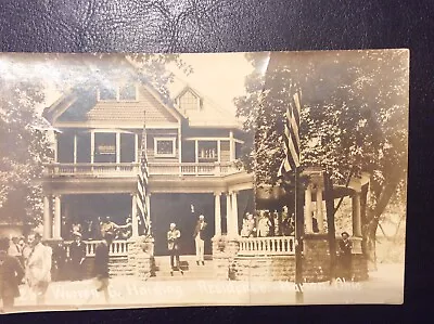 President Warren G. Harding Home - Marion Ohio Antique Real Photo Postcard RPPC • $12