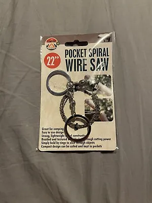 Camping Outdoor Stainless Steel Wire Pocket Saw • $9