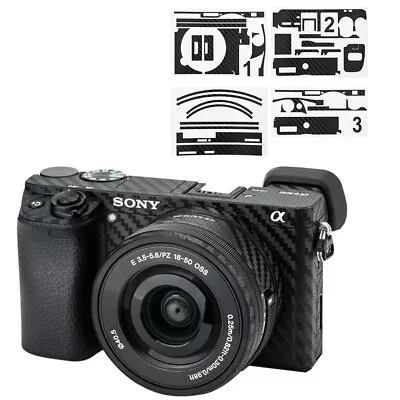 $17.59 • Buy Anti-Scratch Camera Body Film Cover Protector For Sony A6400 A6300 +16-50mm Lens