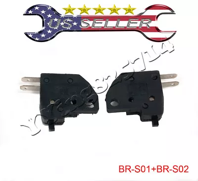 Hydraulic Brake Light Safety Starter Switch Left & Right For 49cc 50cc Moped GY6 • $8.75