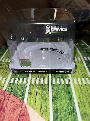 Riddell Speed NFL Mini Helmet Retail Display Case Empty Box SALUTE 2 SERVICE • $16.99