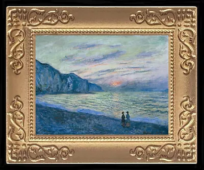 Monet Seascape Dollhouse Art Picture 8280 • $13.95