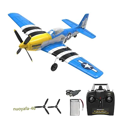 VOLANTEX P51 RC 4CH WWII Fighter Airplane 2.4G Aerobatic 6-Axis Model Glider RTF • $100.99