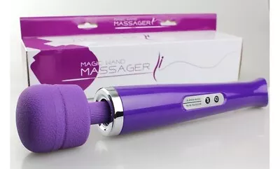 Magic Wand Massager Personal Massager Rechargeable 10 Speed Purple Colour • £14.50