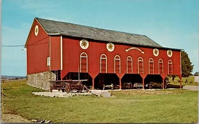 Amish Dutch Hex Sign Barn Pennsylvania Vintage Postcard Spc10 • $19.60
