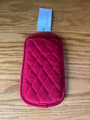 Vera Bradley DOUBLE EYE CASE TANGO RED MICROFIBER FOR GLASSES  NWT MSRP $39.00 • $16.50