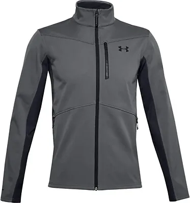 New Under Armour Men's ColdGear Infrared Shield Weatherproof Jacket - Pitch Gray • $44.99