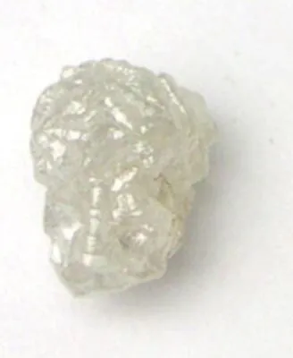 1.06cts/1 Piece Natural Real Raw Uncut White Grey Rough Diamond Loose • £18.13