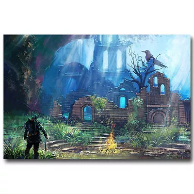 Dark Souls 2 3 Hot Game Silk Poster Print 12x18 24x36 Inch 002 • $4.74